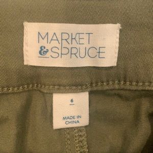 Market and Spruce Robertina Button Front Skirt